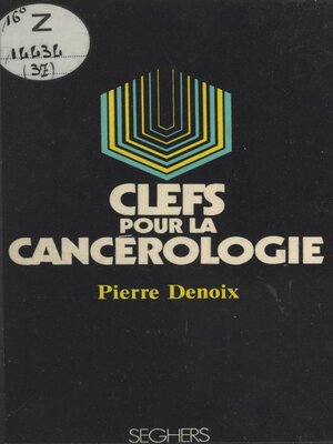 cover image of Clefs pour la cancérologie